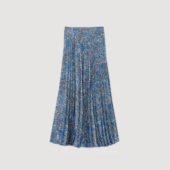 Sandro Paris Faldas & Shorts<Falda Larga Fluida Con Estampado Floral