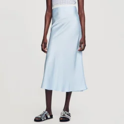 Sandro Paris Faldas & Shorts<Falda Larga Satinada