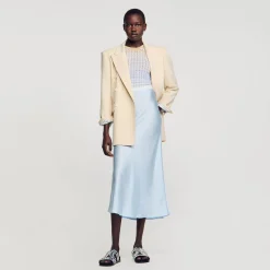 Sandro Paris Faldas & Shorts<Falda Larga Satinada