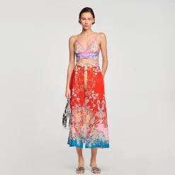 Sandro Paris Faldas & Shorts<Falda Larga Trampantojo