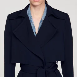 Sandro Paris Abrigos<Gabardina Larga