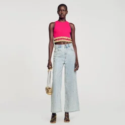 Sandro Paris Jerseys & Cárdigans<Jersey Con Volantes