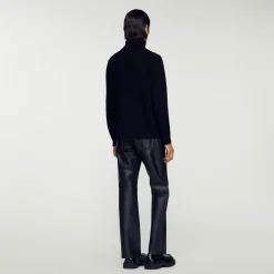 Sandro Paris Jerséis & Chalecos<Jersey Cuello Vuelto De Lana Y Cachemira