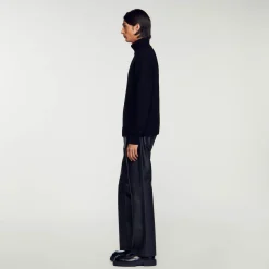 Sandro Paris Jerséis & Chalecos<Jersey Cuello Vuelto De Lana Y Cachemira