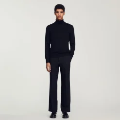 Sandro Paris Jerséis & Chalecos<Jersey De Cuello Vuelto De Lana