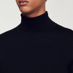 Sandro Paris Jerséis & Chalecos<Jersey De Cuello Vuelto De Lana