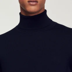 Sandro Paris Jerséis & Chalecos<Jersey De Cuello Vuelto De Lana