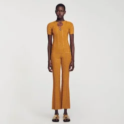 Sandro Paris Conjuntos<Jersey De Punto Brillante