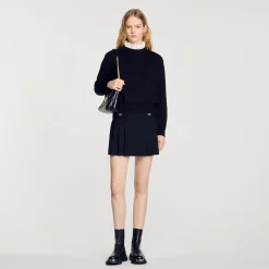 Sandro Paris Jerseys & Cárdigans<Jersey De Punto Con Cuello Alto