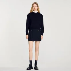 Sandro Paris Jerseys & Cárdigans<Jersey De Punto Con Cuello Alto