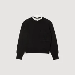 Sandro Paris Jerseys & Cárdigans<Jersey De Punto Con Cuello Alto