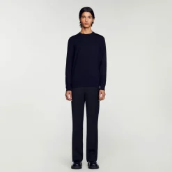 Sandro Paris Jerséis & Chalecos<Jersey De Punto Fino De Lana