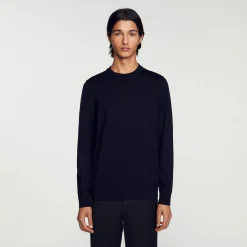 Sandro Paris Jerséis & Chalecos<Jersey De Punto Fino De Lana