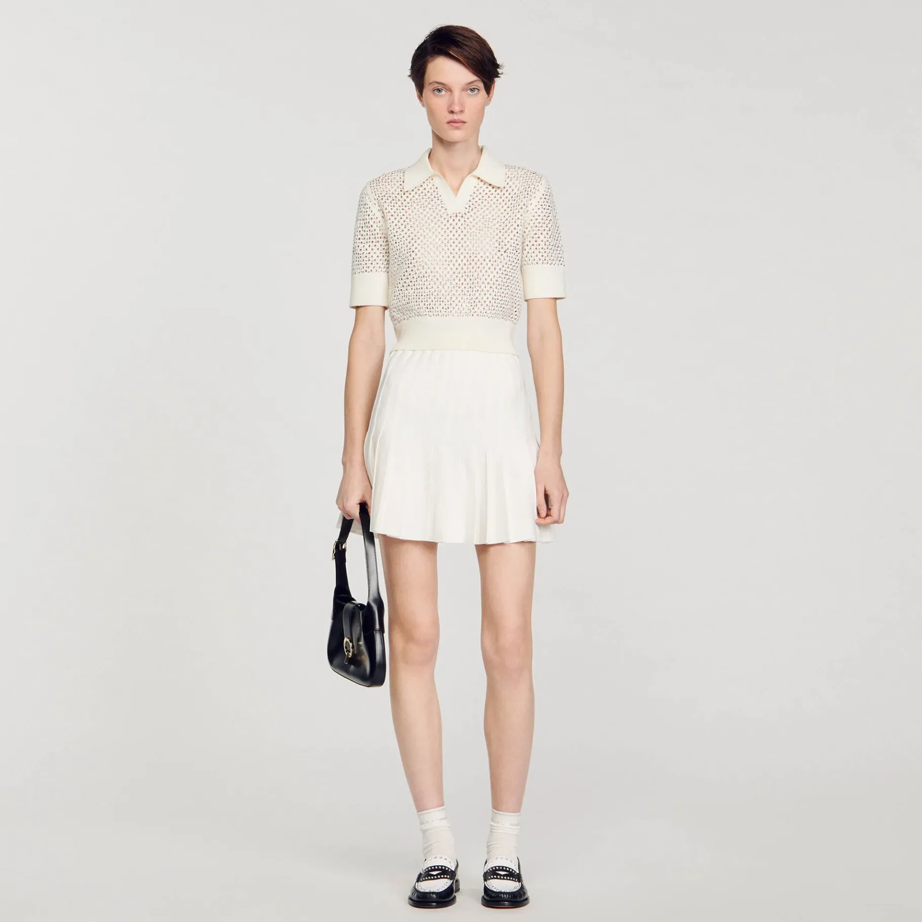 Sandro Paris Jerseys & Cárdigans<Jersey Polo Corto De Punto