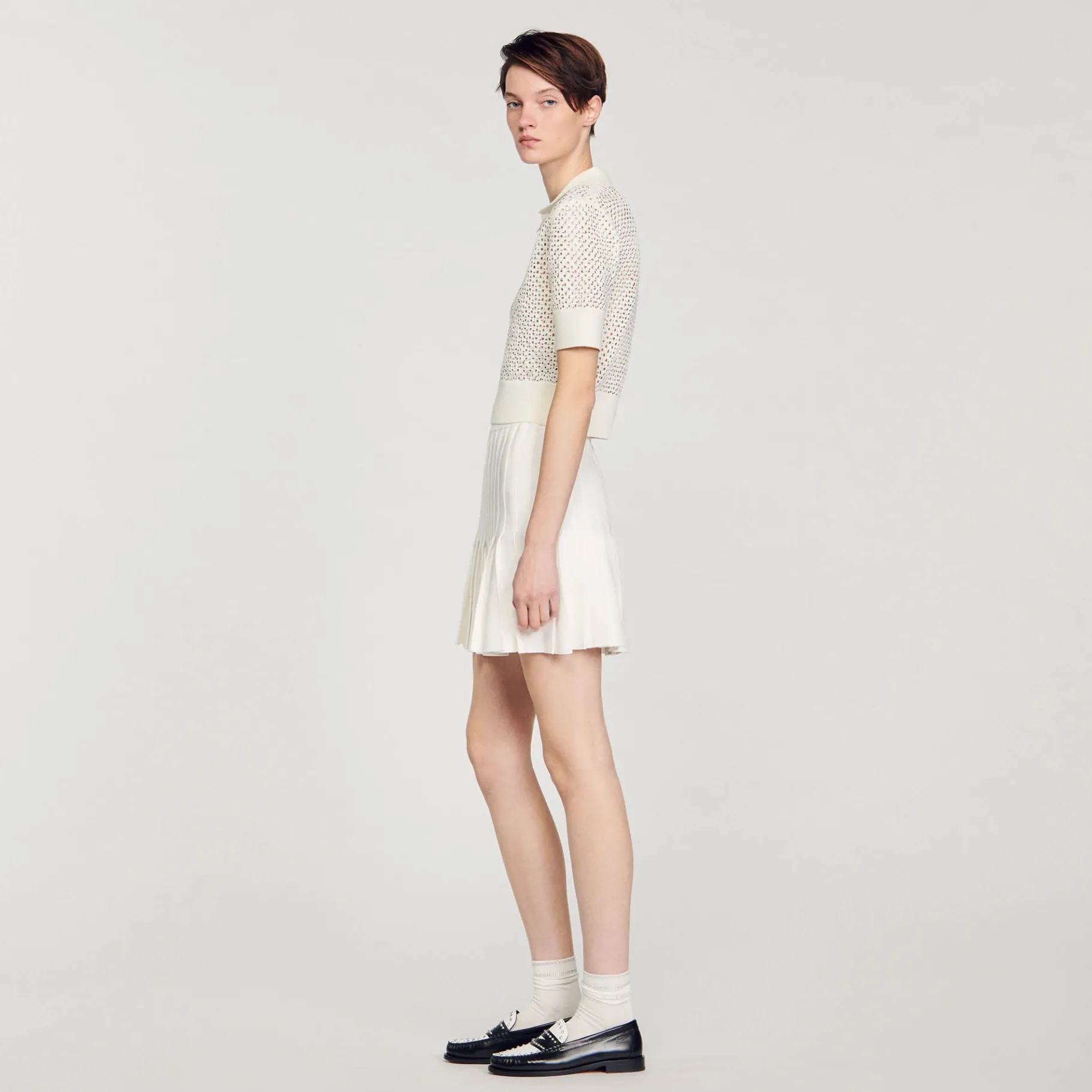 Sandro Paris Jerseys & Cárdigans<Jersey Polo Corto De Punto