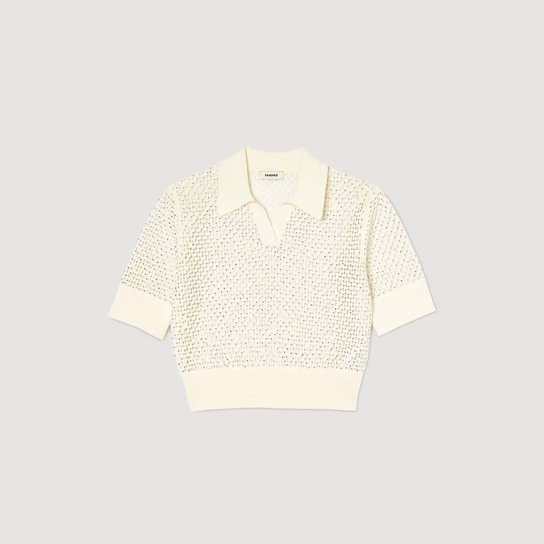 Sandro Paris Jerseys & Cárdigans<Jersey Polo Corto De Punto