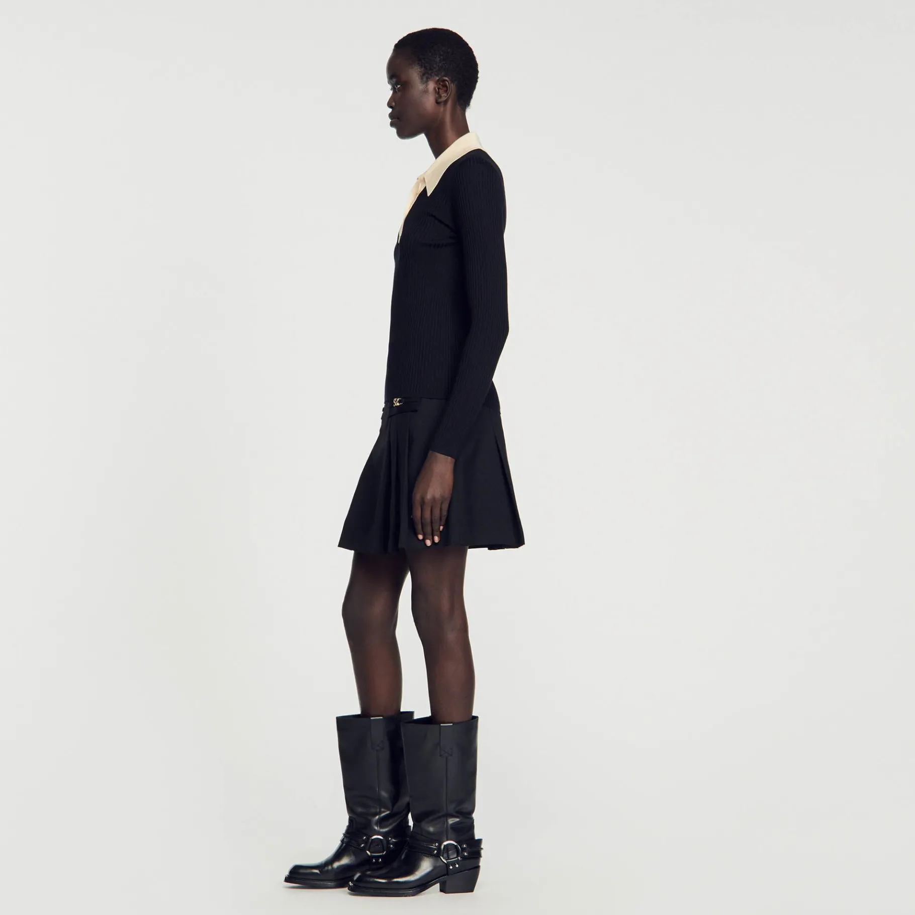 Sandro Paris Jerseys & Cárdigans<Jersey Tipo Polo De Punto