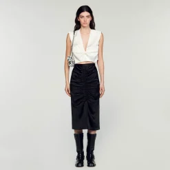 Sandro Paris Bolsos De Hombro<Mini Bolso Yza Disco