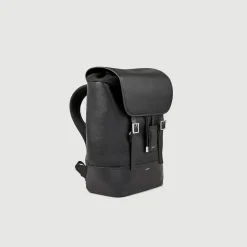 Sandro Paris Mochilas<Mochila De Tela Y Cuero