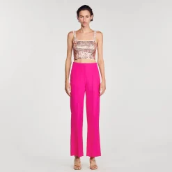 Sandro Paris Trajes<Pantalon Acampanado