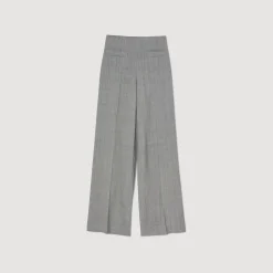 Sandro Paris Trajes<Pantalon Acampanado De Talle Alto