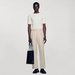 Sandro Paris Pantalones & Bermudas<Pantalon Ancho