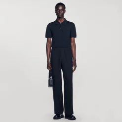 Sandro Paris Pantalones & Bermudas<Pantalon Ancho