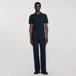 Sandro Paris Pantalones & Bermudas<Pantalon Ancho