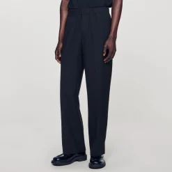 Sandro Paris Pantalones & Bermudas<Pantalon Ancho