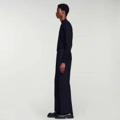 Sandro Paris Pantalones & Bermudas<Pantalon Ancho