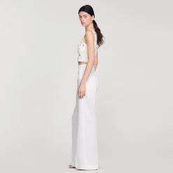 Sandro Paris Trajes<Pantalon Ancho