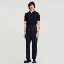 Sandro Paris Pantalones & Bermudas<Pantalon Ancho