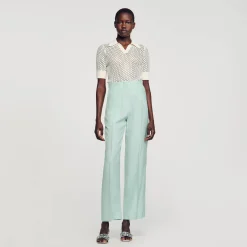 Sandro Paris Trajes<Pantalon Ancho