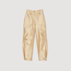 Sandro Paris Conjuntos<Pantalon Cargo Satinado