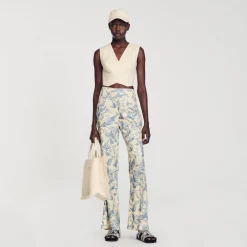 Sandro Paris Conjuntos<Pantalon Con Estampado De Flores