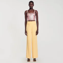 Sandro Paris Trajes<Pantalon Con Pinzas