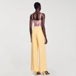 Sandro Paris Trajes<Pantalon Con Pinzas