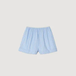 Sandro Paris Conjuntos<Pantalon Corto Ancho De Algodon