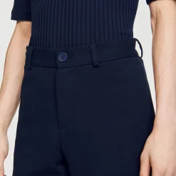 Sandro Paris Pantalones & Bermudas<Pantalon Corto De Algodon