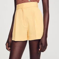 Sandro Paris Trajes<Pantalon Corto Recto