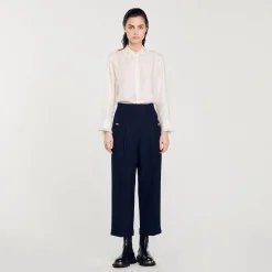 Sandro Paris Trajes<Pantalon De Corte Ancho