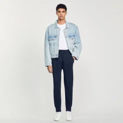 Sandro Paris Sudaderas & Jogging<Pantalon De Jogging De Punto