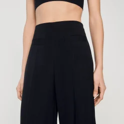 Sandro Paris Pantalones<Pantalon De Pernera Ancha