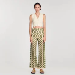 Sandro Paris Conjuntos<Pantalon De Punto