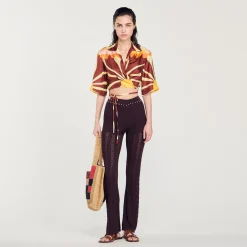 Sandro Paris Pantalones<Pantalon De Punto