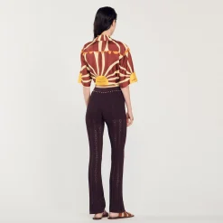 Sandro Paris Pantalones<Pantalon De Punto