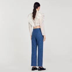 Sandro Paris Conjuntos<Pantalon De Punto De Fantasia