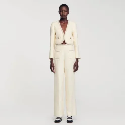 Sandro Paris Conjuntos<Pantalon De Sarga