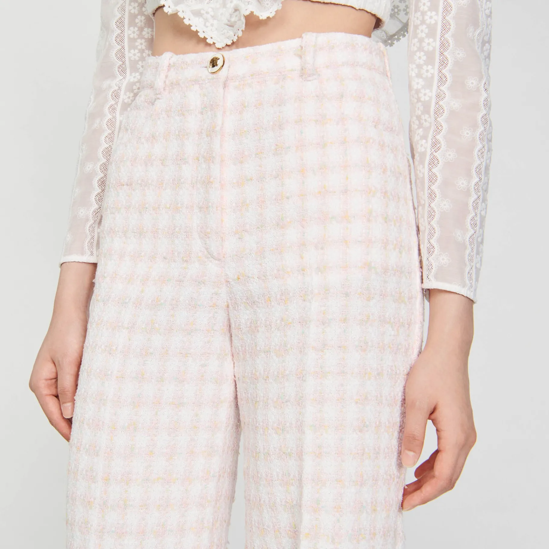 Sandro Paris Trajes<Pantalon De Sarga