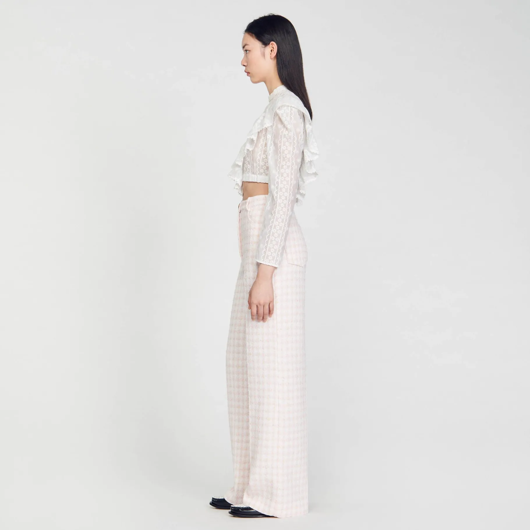 Sandro Paris Trajes<Pantalon De Sarga